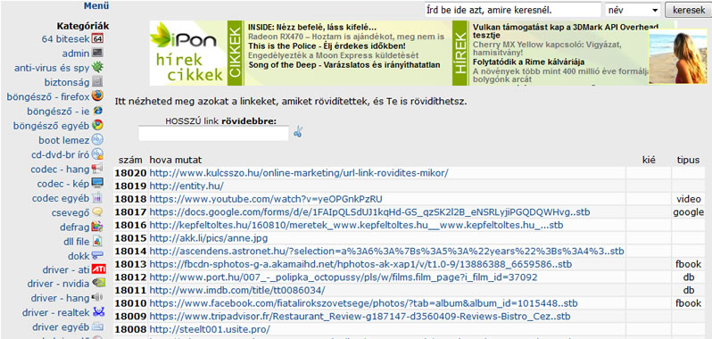 usite.hu link rövidítés
